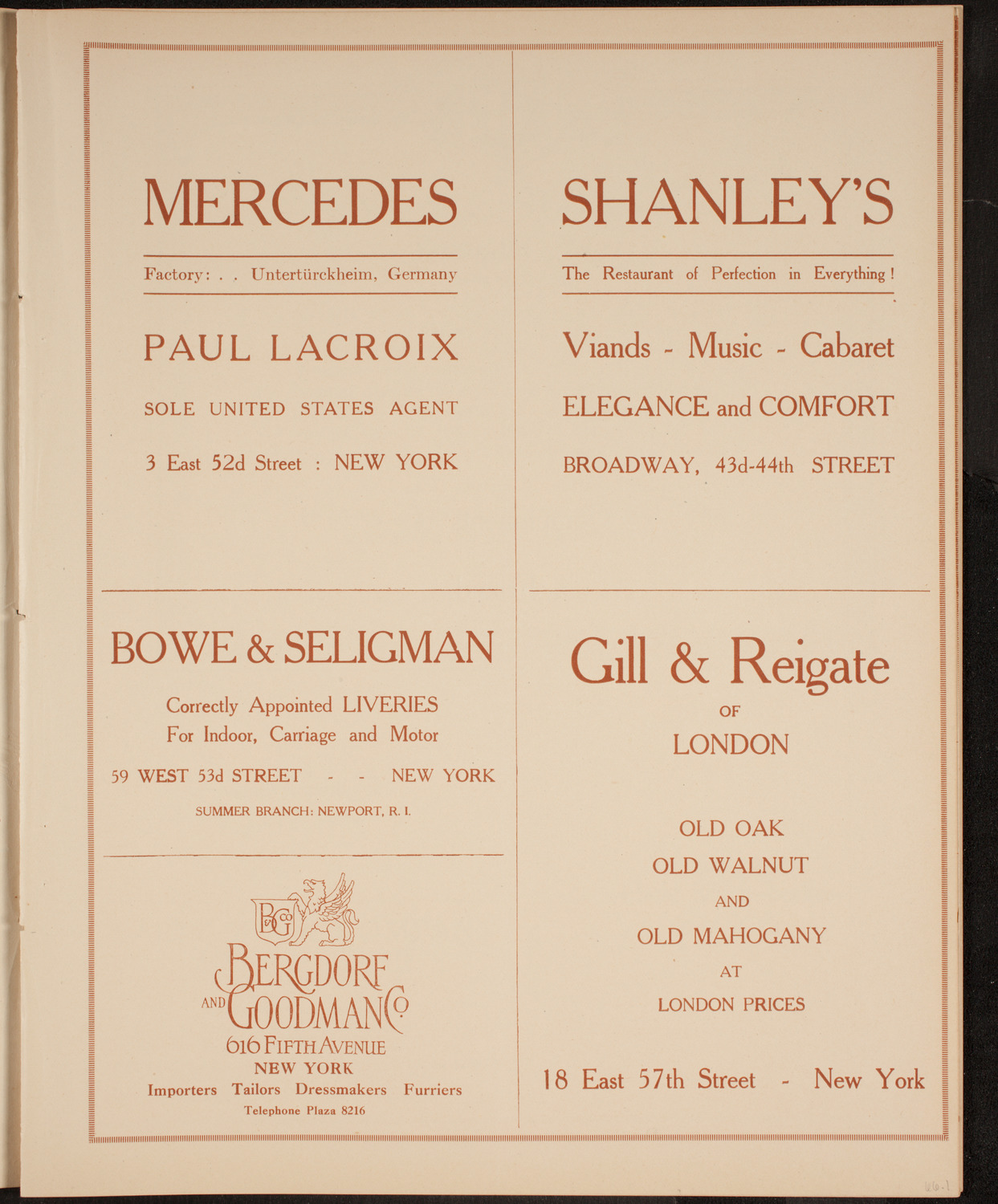 Fritz Kreisler, Violin, December 30, 1914, program page 3