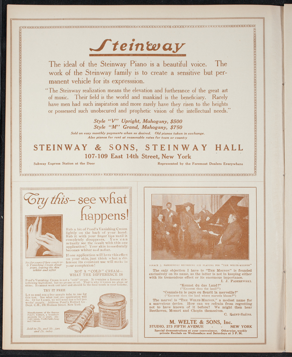 People's Symphony Concert, December 19, 1915, program page 4