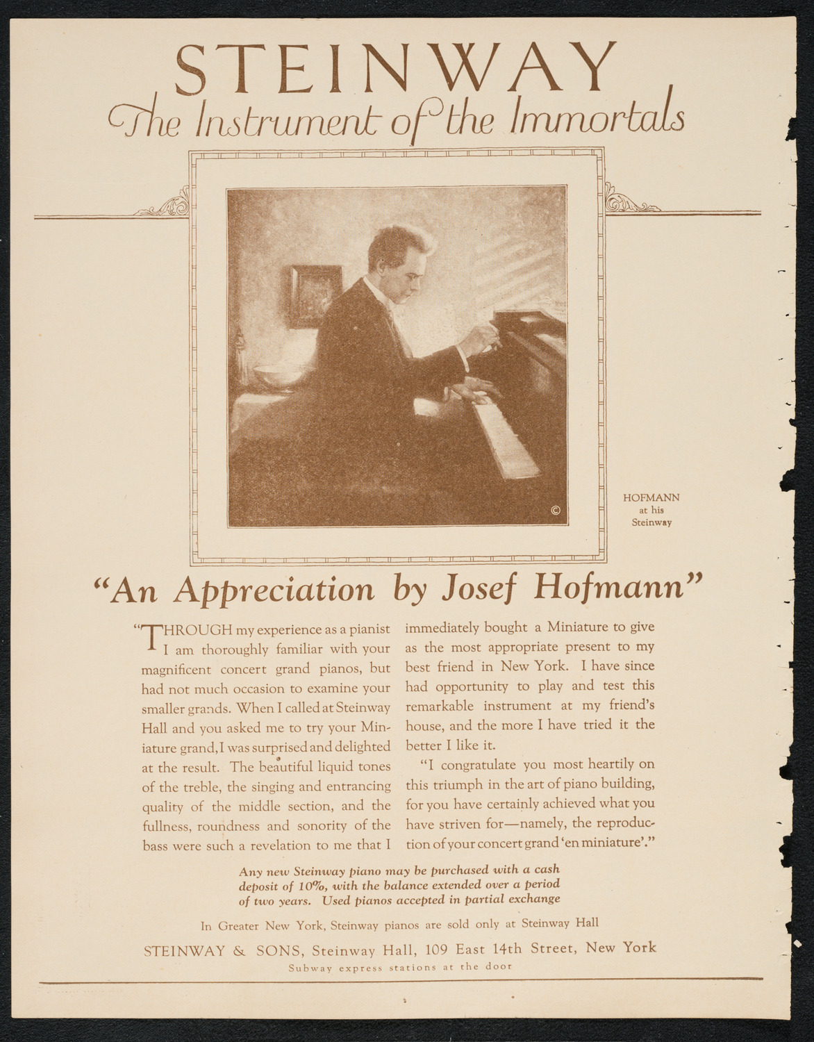Isadora Duncan, Dancer, with Russian Symphony Orchestra, November 15, 1922, program page 4