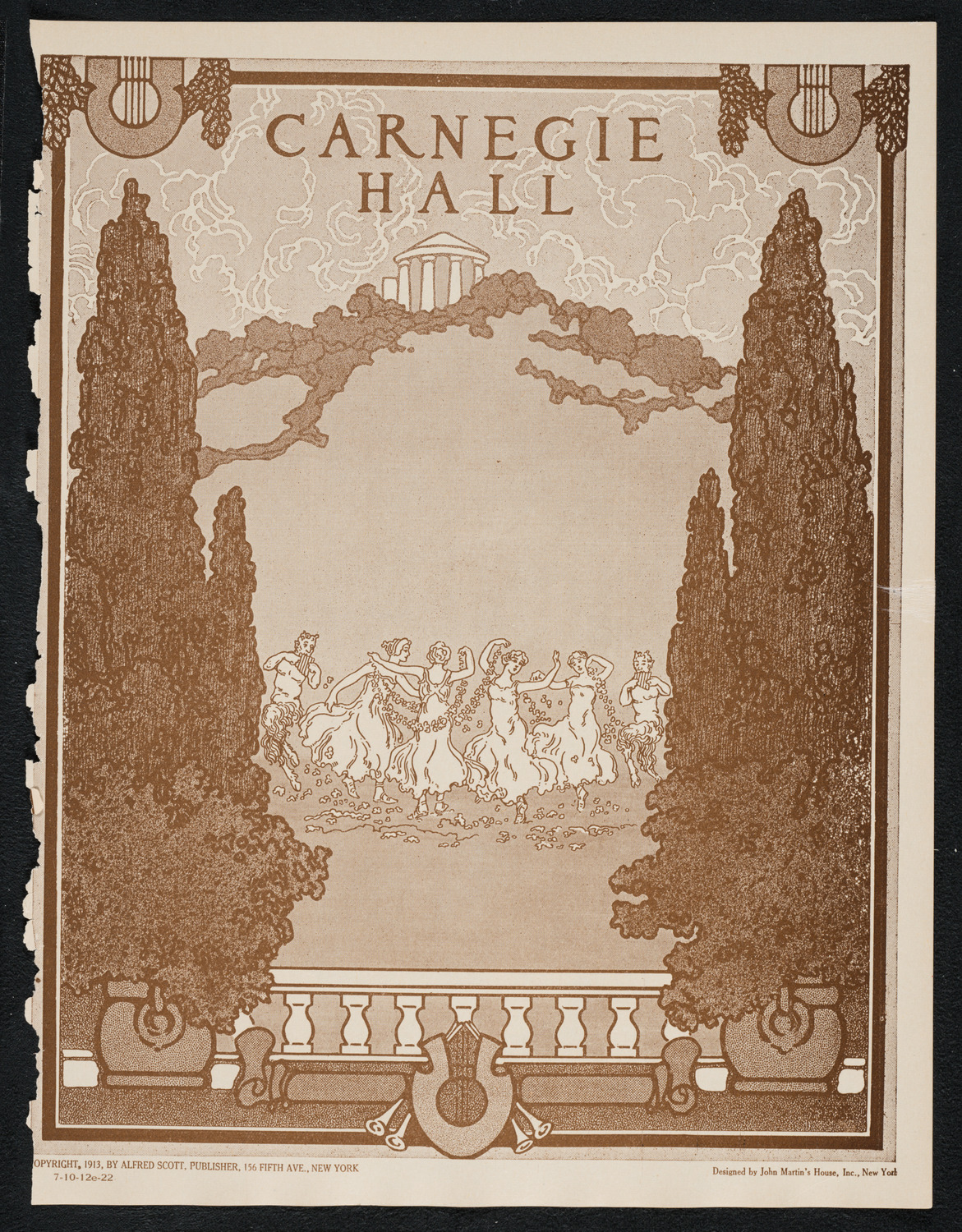 Columbus Day Celebration, October 12, 1922, program page 1