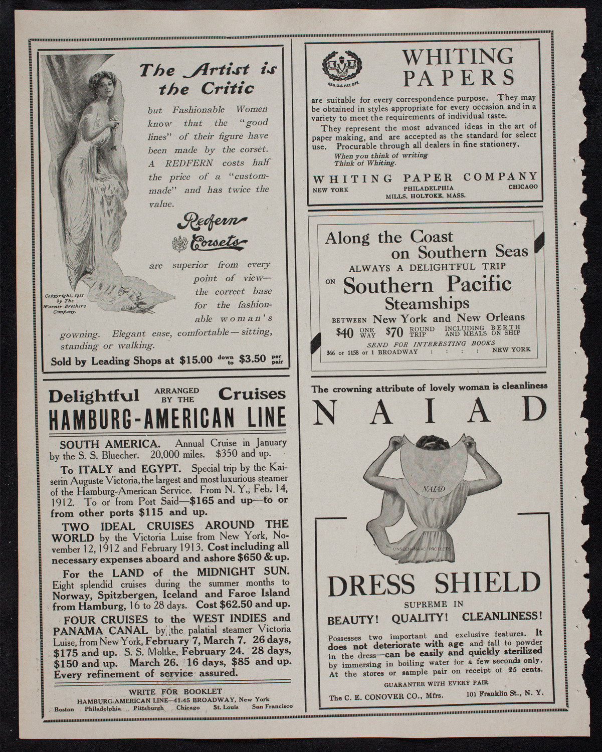 Volpe Symphony Society of New York, February 20, 1912, program page 2