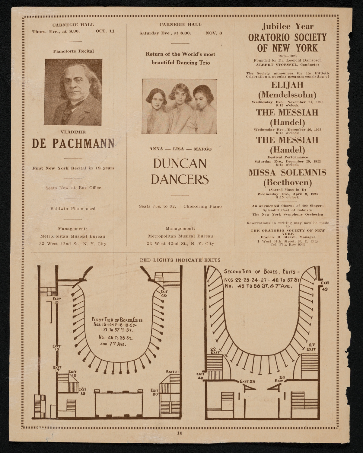 U.S. Marine Band, September 30, 1923, program page 10