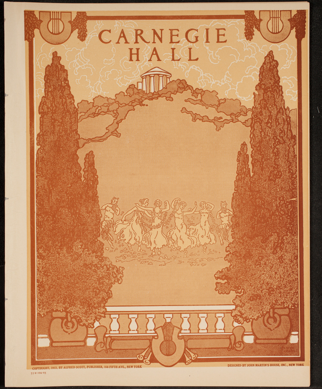 New York Philharmonic, January 10, 1915, program page 1