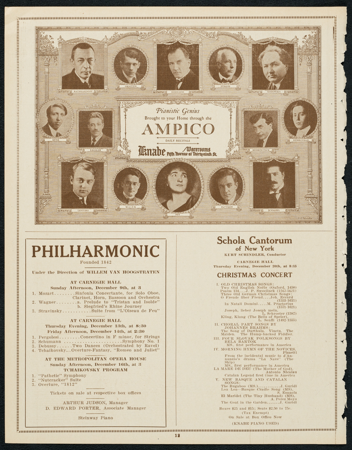 Symphony Concert for Young People, December 8, 1923, program page 12