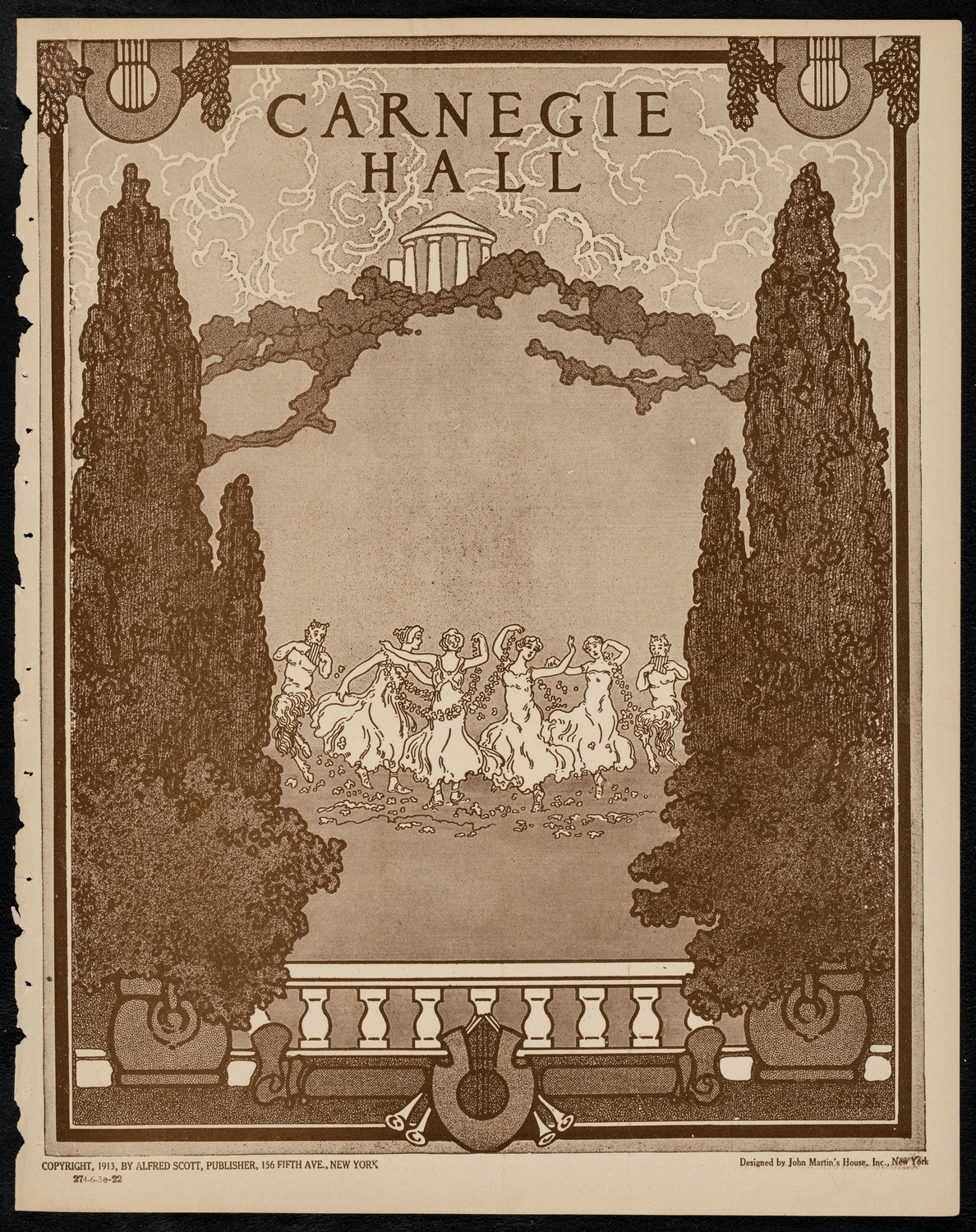 Benefit: Mendel Beilis Fund, June 3, 1922, program page 1
