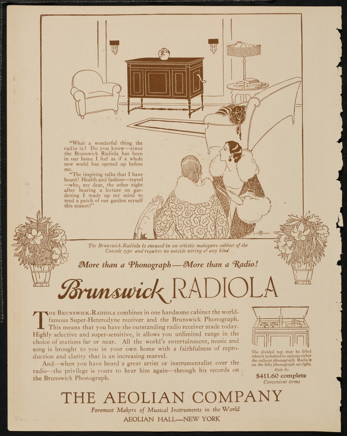 Freiheit Gesang Verein, May 9, 1925, program page 2