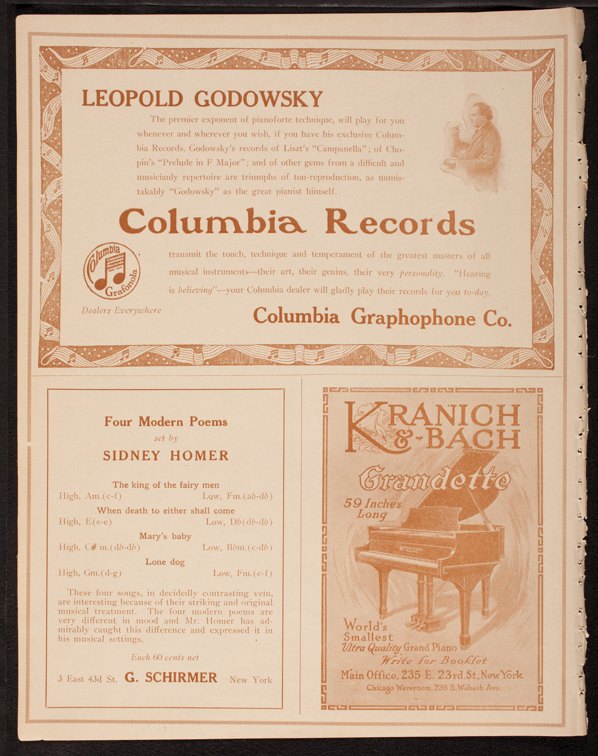 U.S. Navy Band from Great Lakes, Illinois, October 6, 1917, program page 6