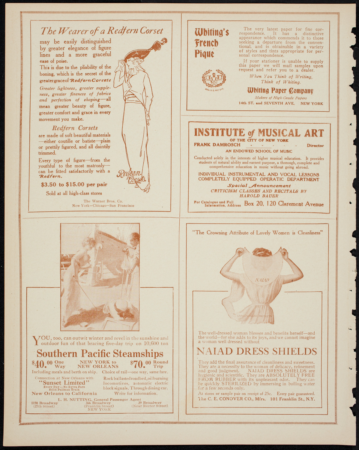 New York Philharmonic, March 22, 1914, program page 2