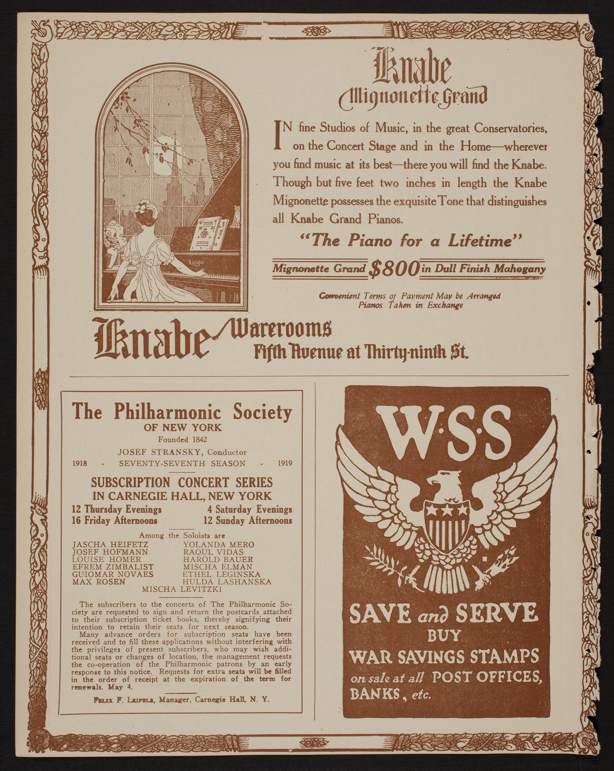 Graduation: College of Pharmacy of the City of New York, May 16, 1918, program page 12