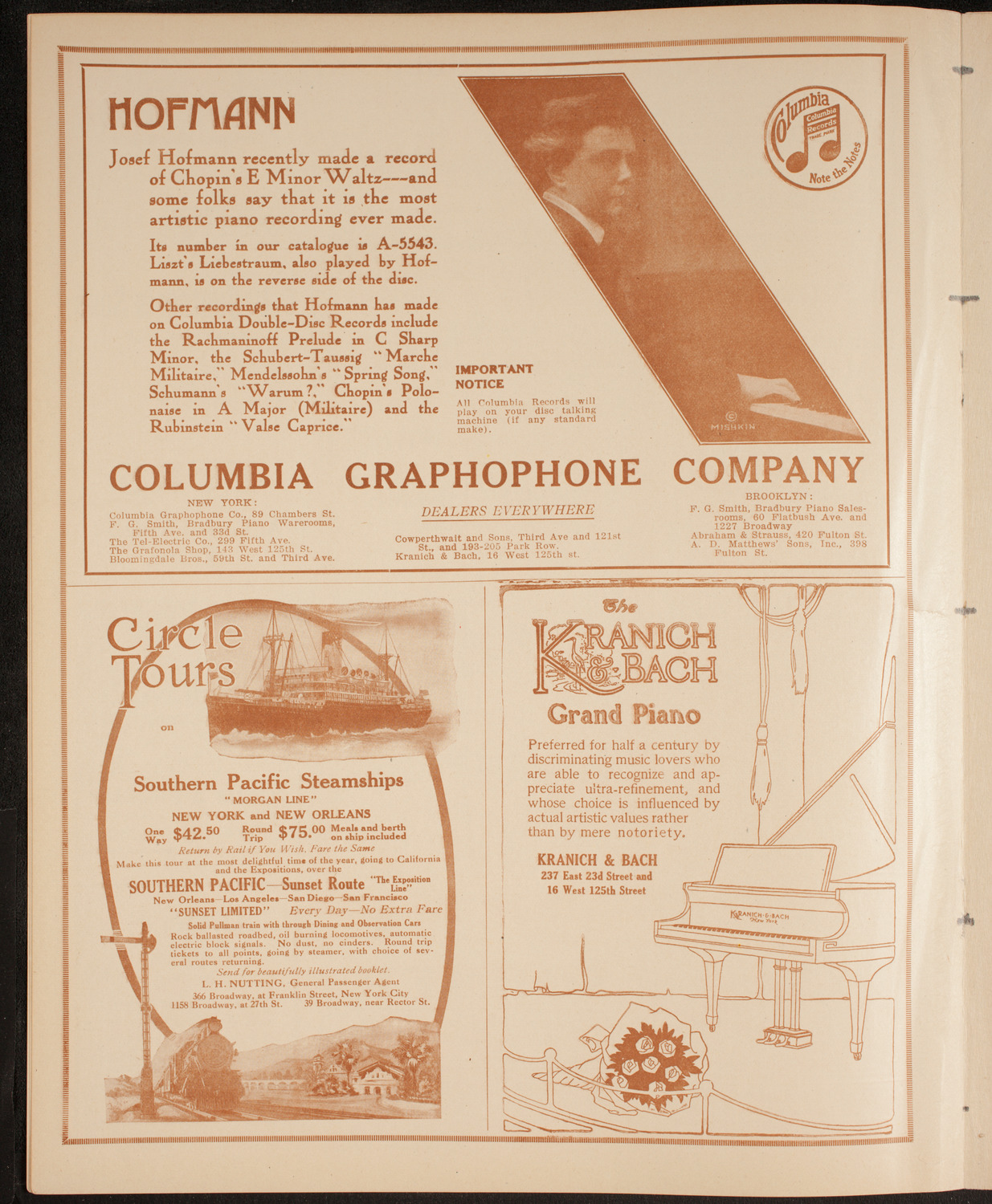 Burton Holmes Travelogue: Scotland, January 25, 1915, program page 6