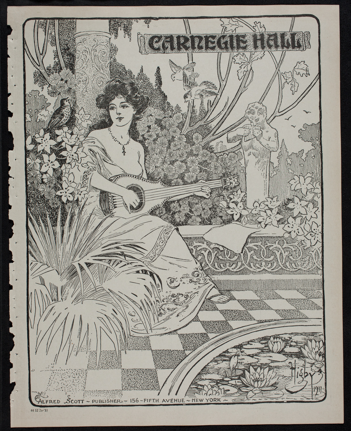 Fannie Bloomfield Zeisler, Piano, December 2, 1911, program page 1