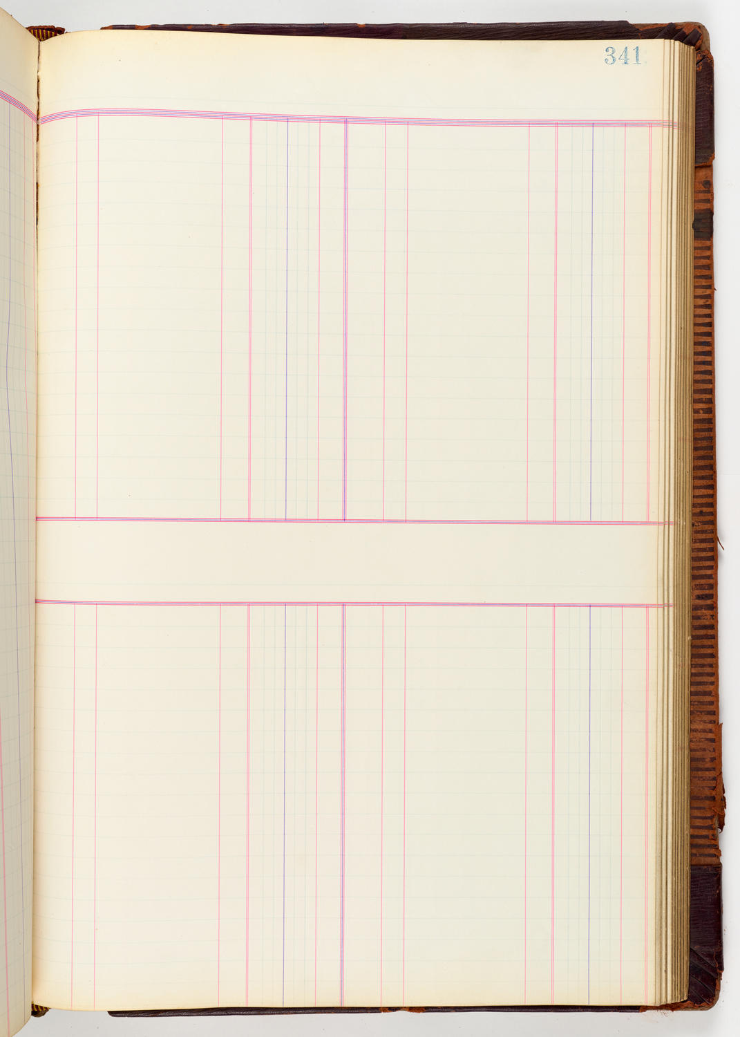 Music Hall Accounting Ledger, volume 3, page 341
