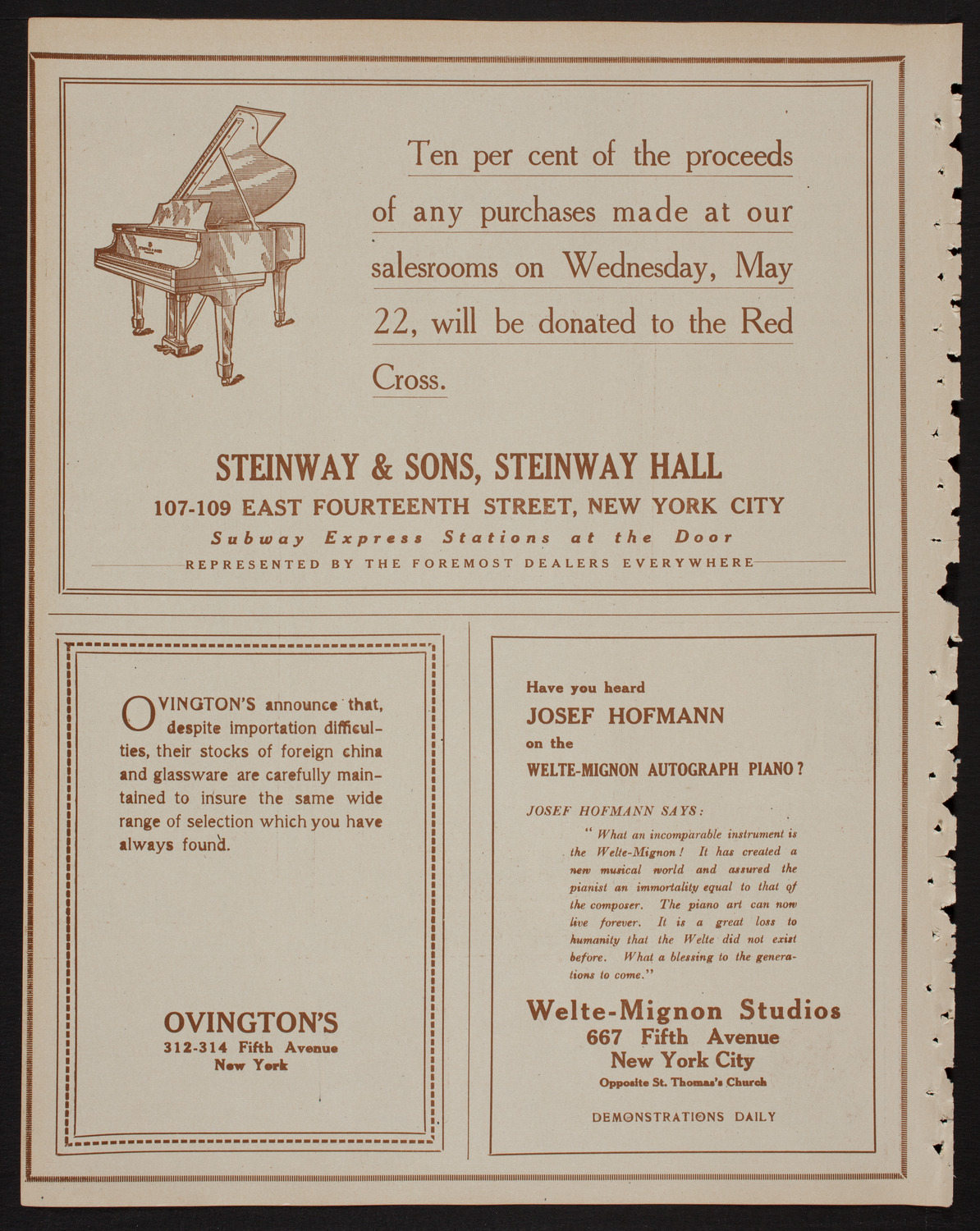 Nikolai Sokoloff Orchestral Concert, May 17, 1918, program page 4