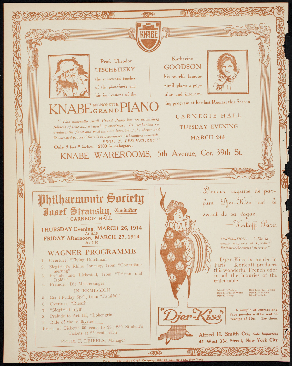 Newman Traveltalks: Rome, March 22, 1914, program page 12