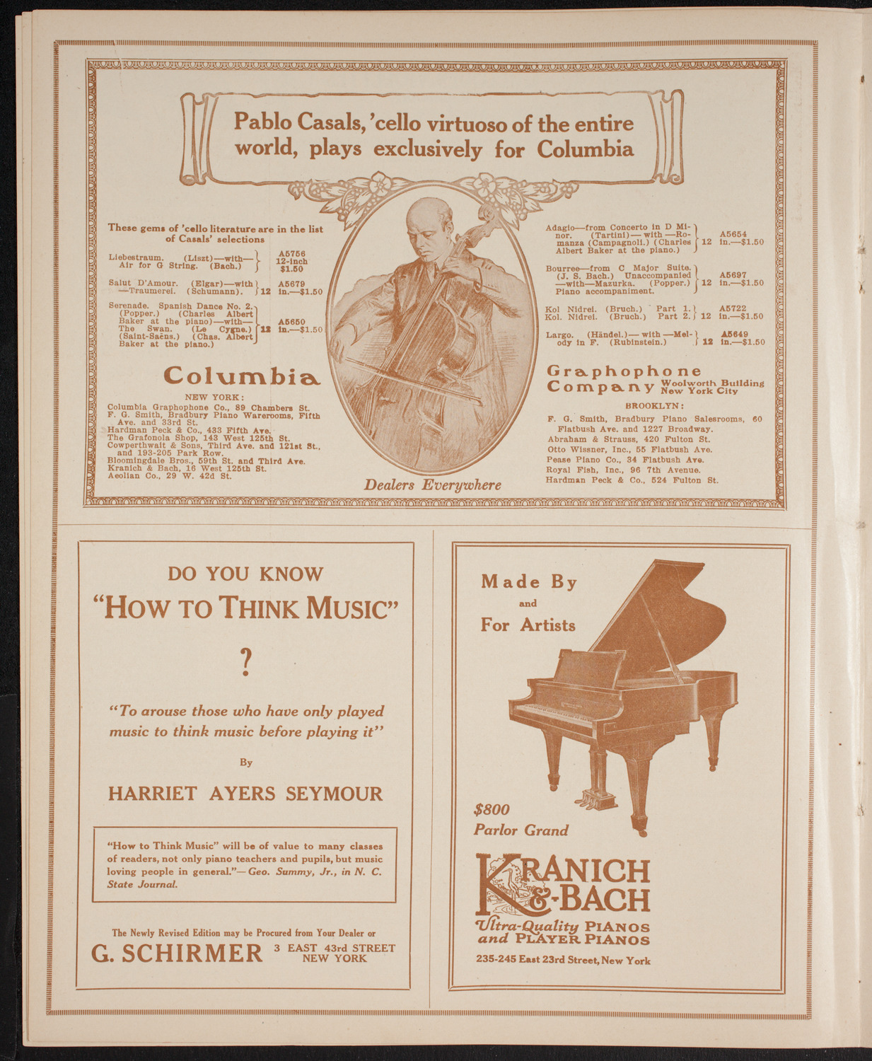 New York Banks' Glee Club, April 8, 1916, program page 6