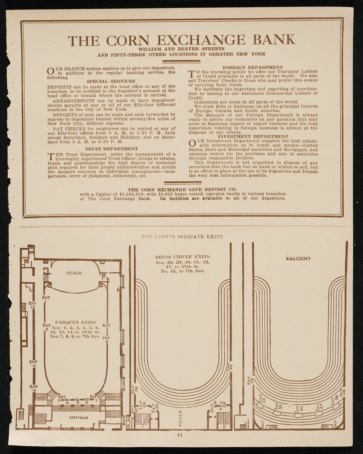 Boston Symphony Orchestra, January 31, 1924, program page 11