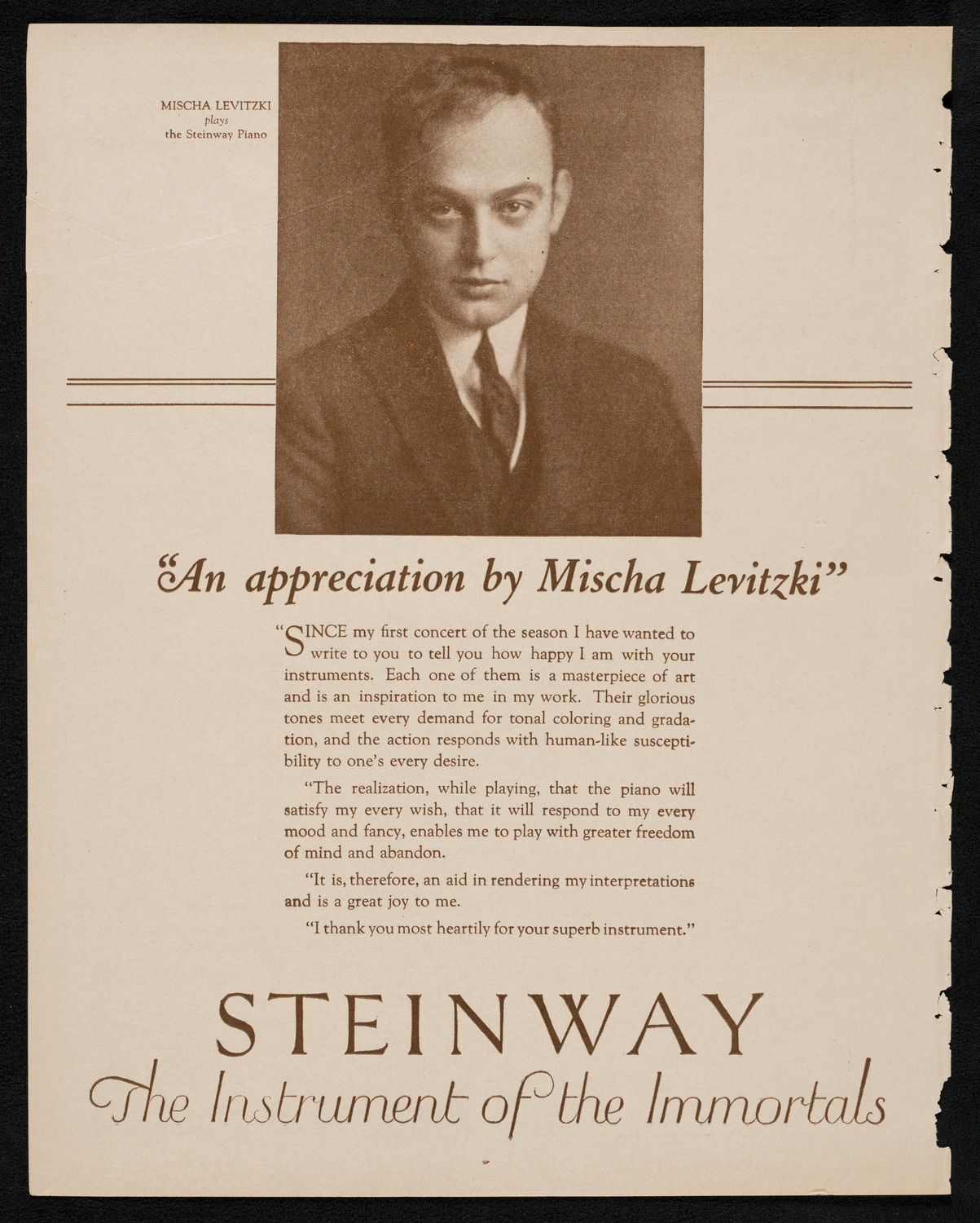 Cleveland Orchestra, January 23, 1923, program page 4
