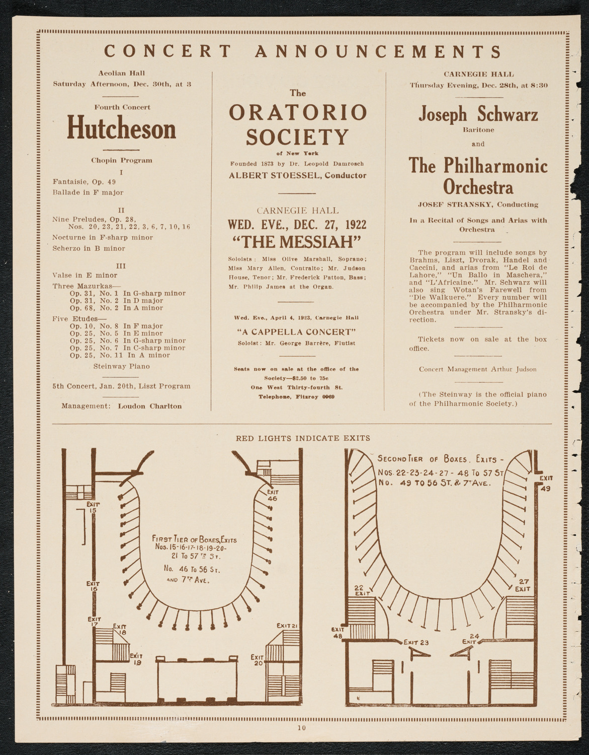 Newman Traveltalks: Sudan to Cairo, December 17, 1922, program page 10