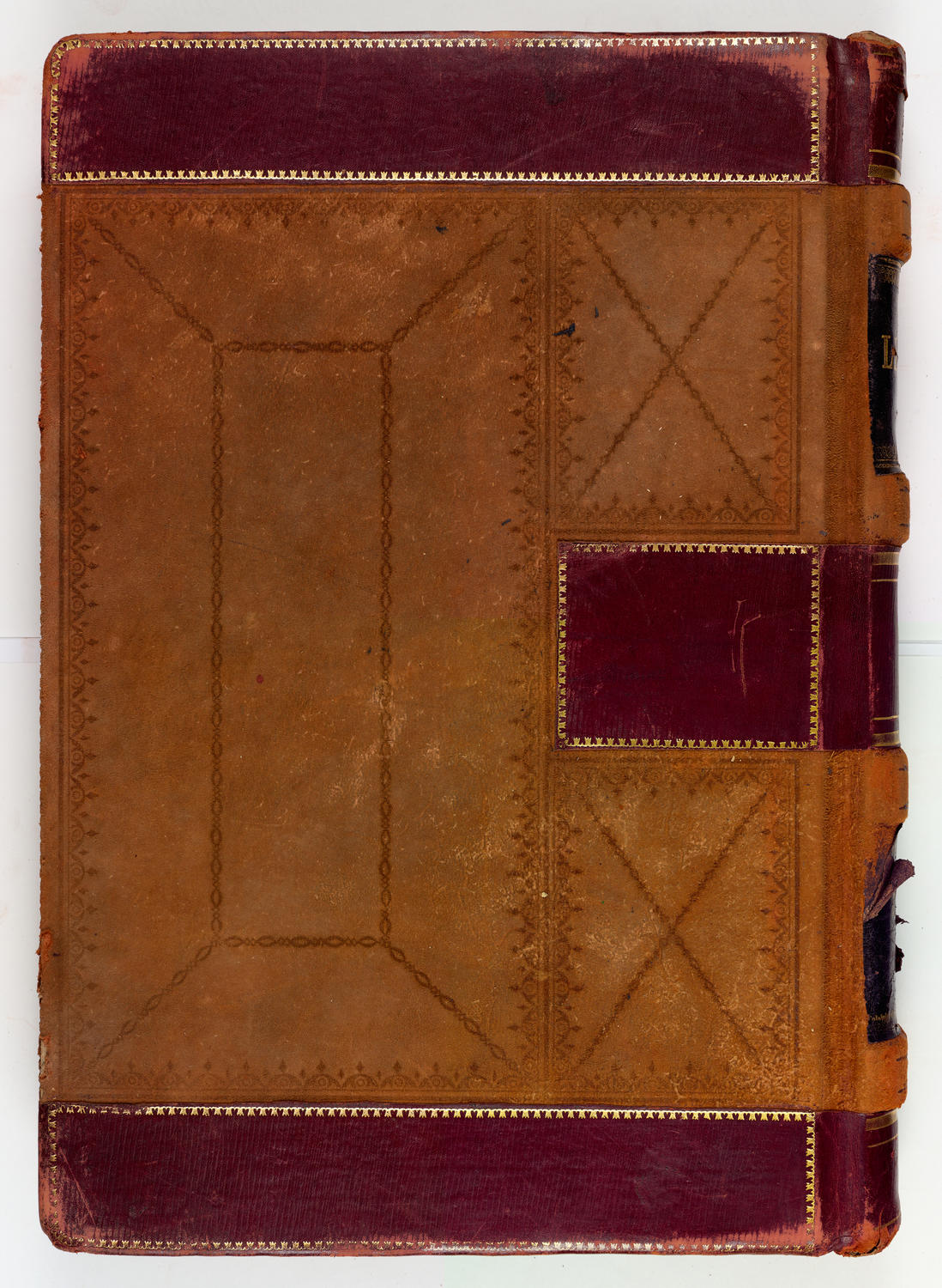 Music Hall Accounting Ledger Journal, volume 6, back cover