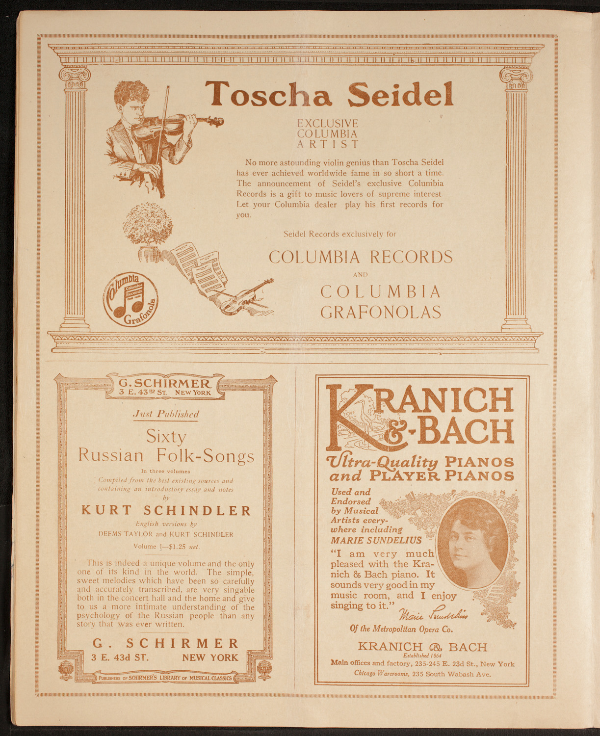 Anna Case, Soprano, January 20, 1919, program page 6