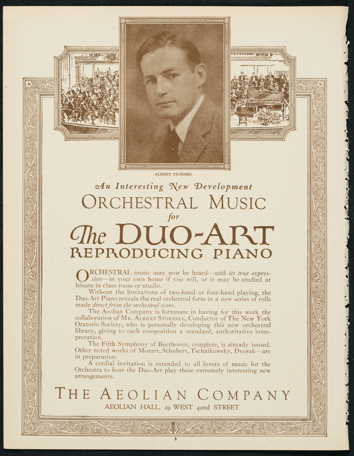 Oratorio Society of New York, December 29, 1923, program page 2