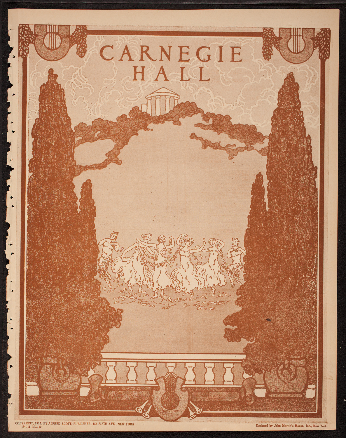 New York Philharmonic, November 30, 1917, program page 1