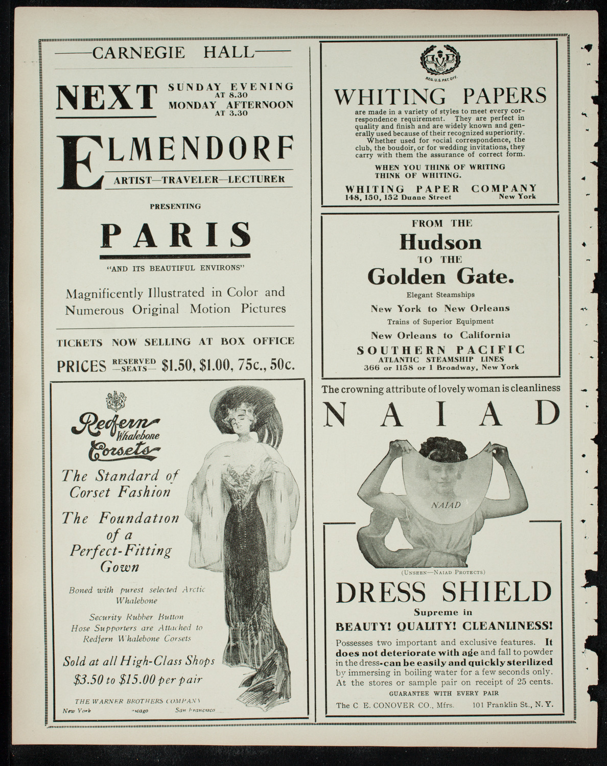 Boston Symphony Orchestra, December 10, 1910, program page 2