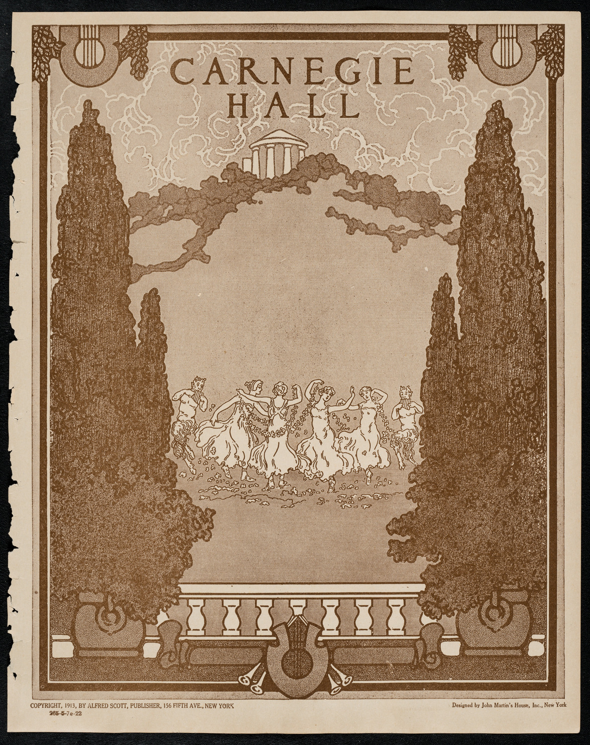 Hans Kronold Memorial Concert, May 7, 1922, program page 1