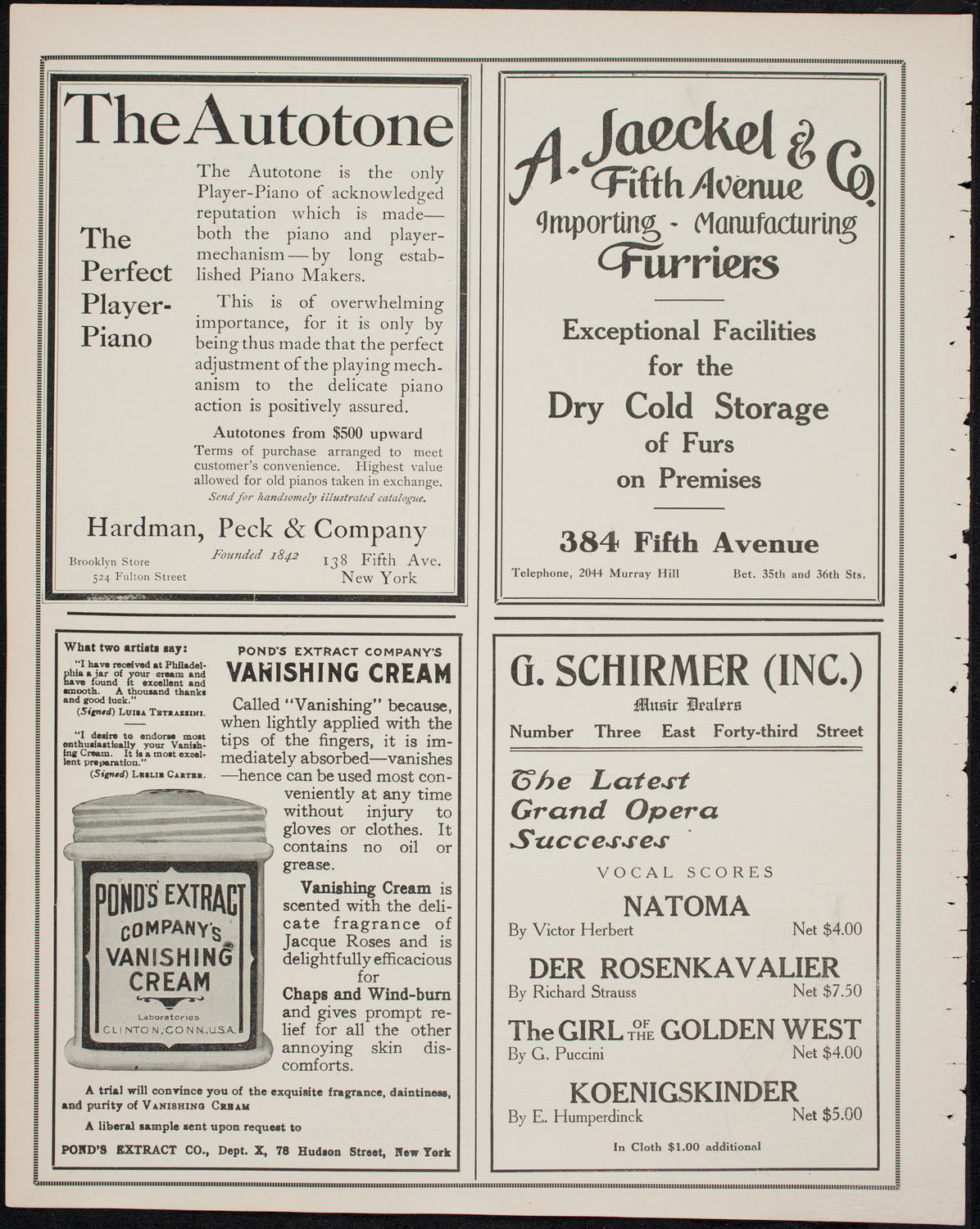 Boston Symphony Orchestra, March 23, 1911, program page 8