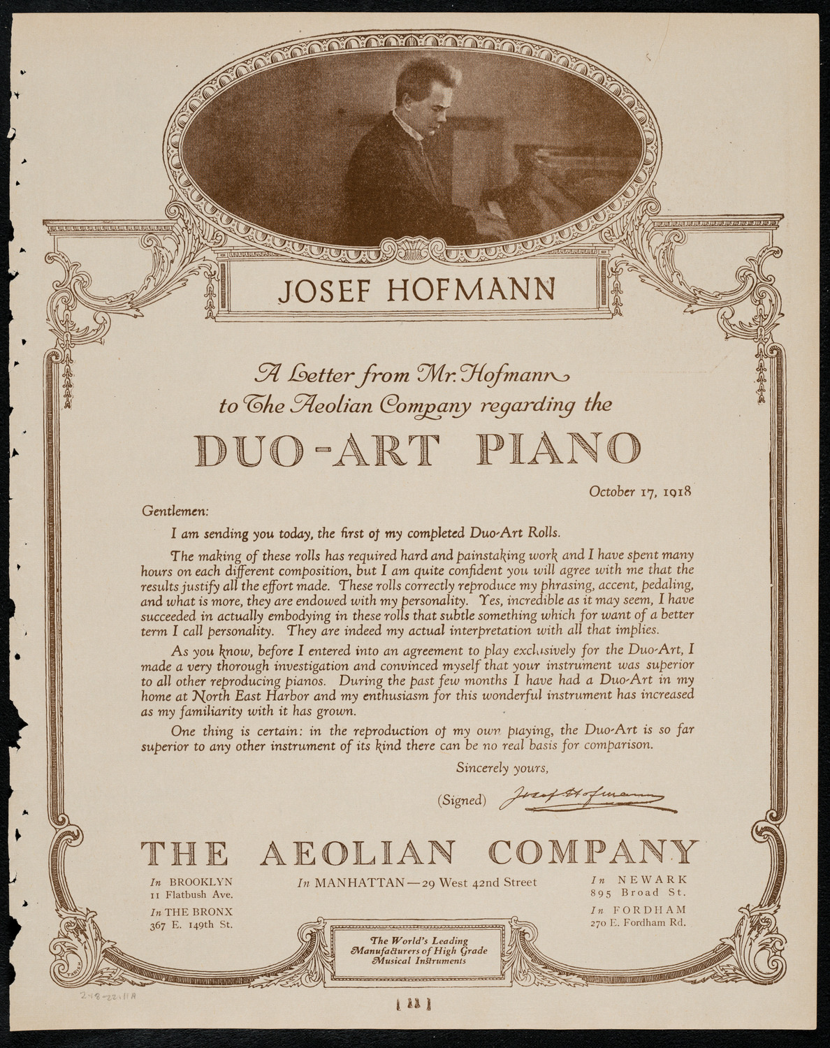 Symphony Concert for Young People, February 18, 1922, program page 11