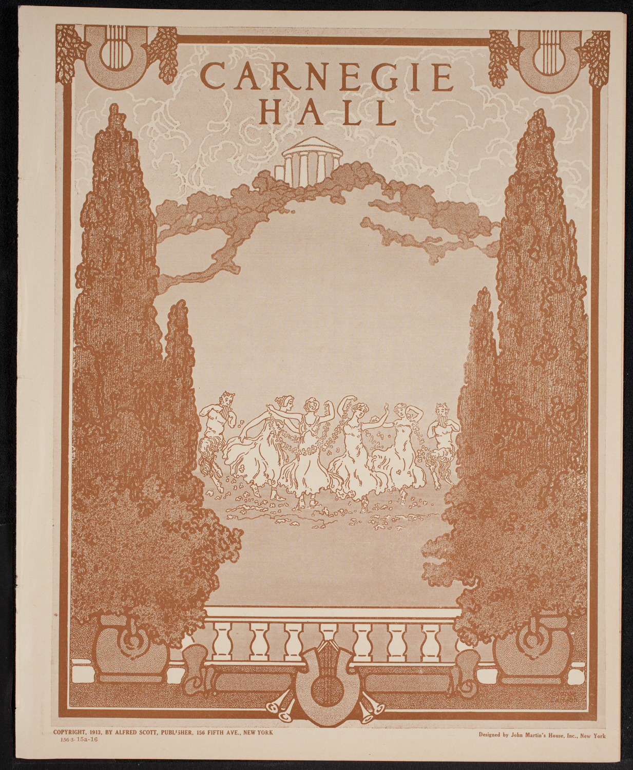 New York Symphony Orchestra, March 15, 1916, program page 1