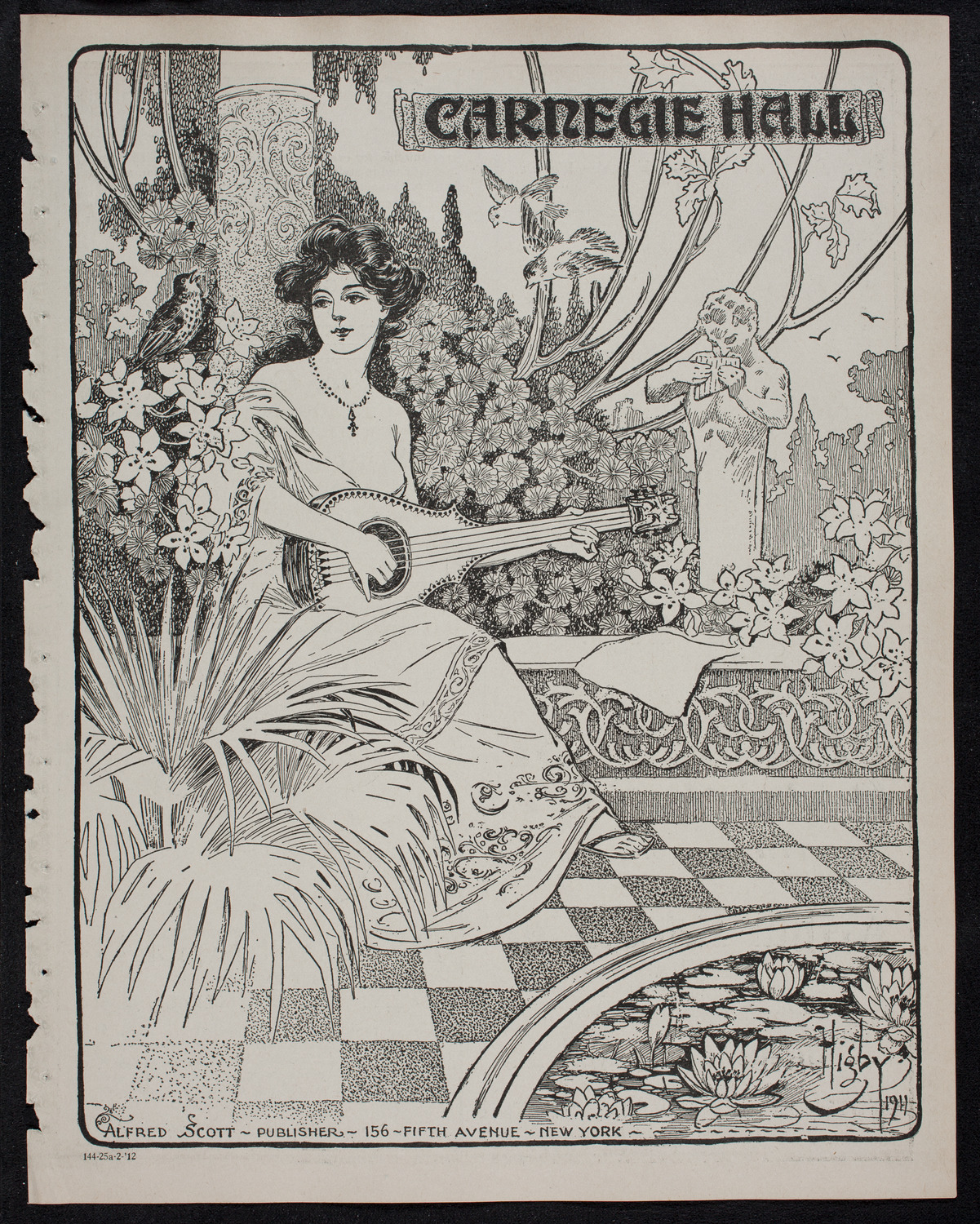 Jan Kubelik, Violin, and Wilhelm Backhaus, Piano, February 25, 1912, program page 1
