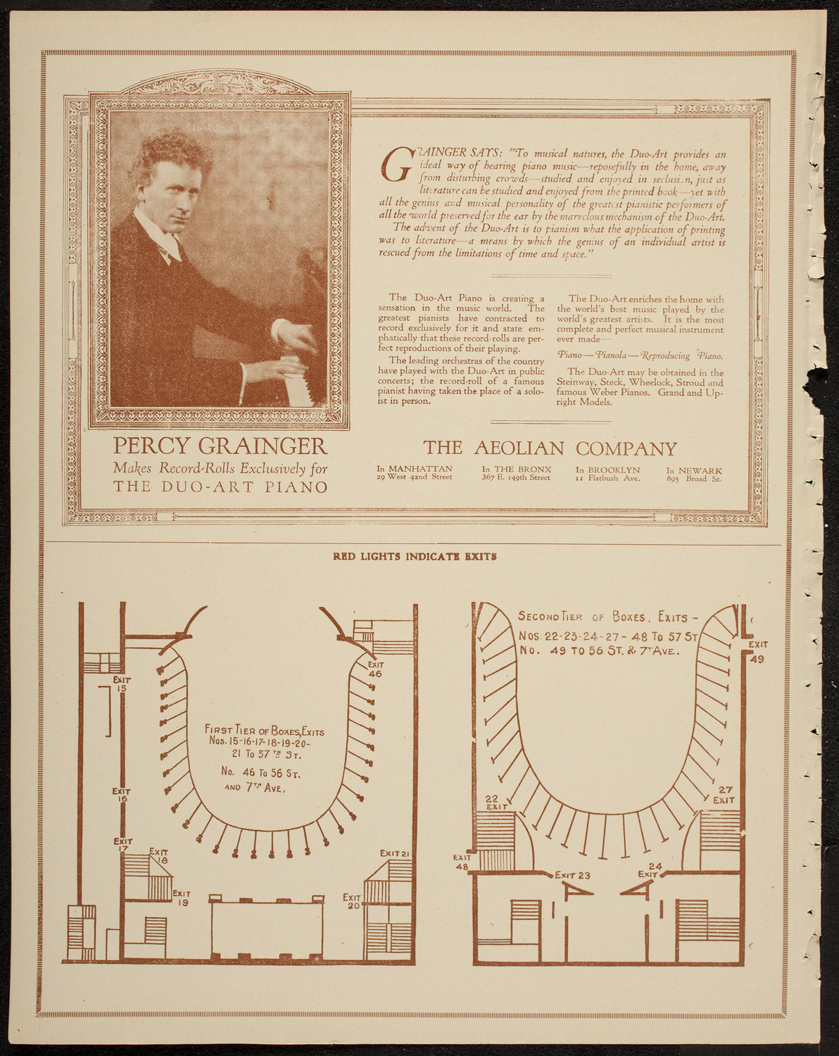 New Symphony Orchestra, January 27, 1920, program page 10