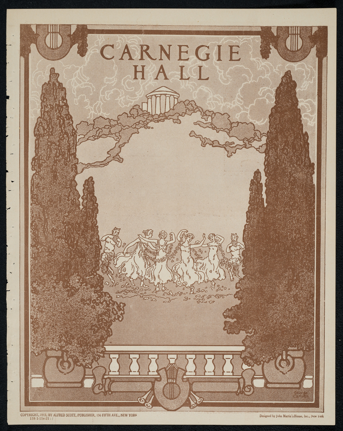 New York Banks' Glee Club, January 11, 1921, program page 1