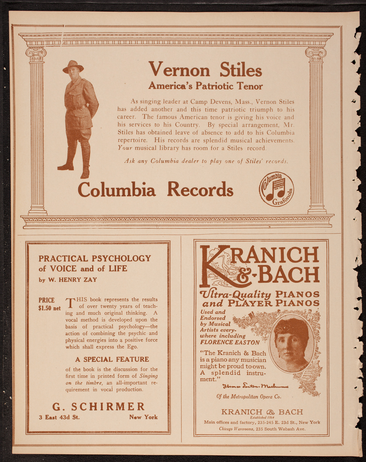 Boston Symphony Orchestra, December 8, 1917, program page 6