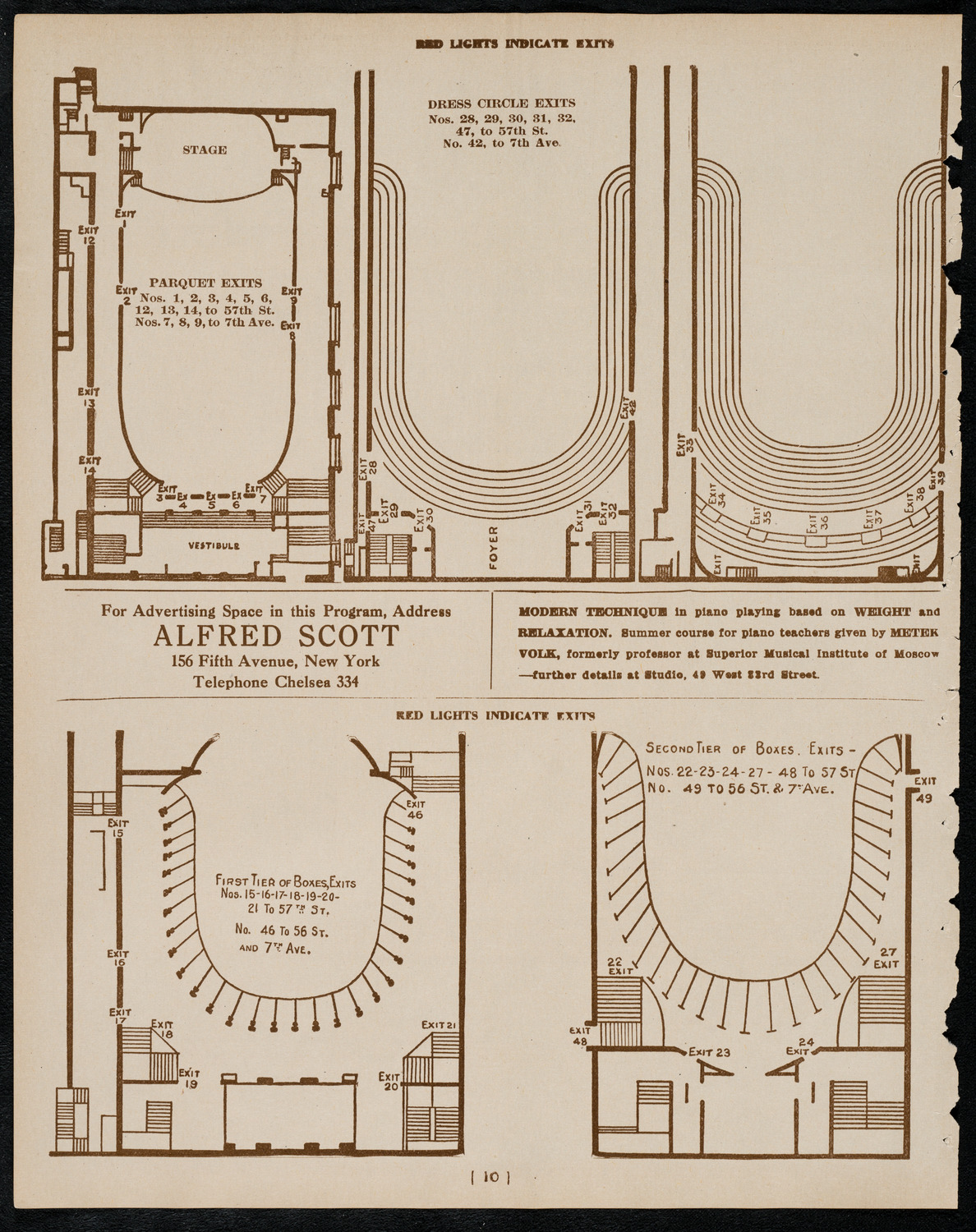 Sir Arthur Conan Doyle, May 7, 1922, program page 10