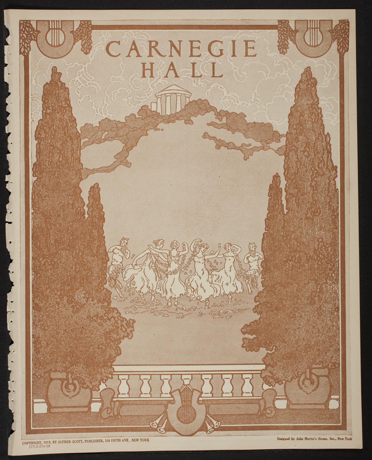 Home Symphony Concert: New York Philharmonic, February 27, 1918, program page 1