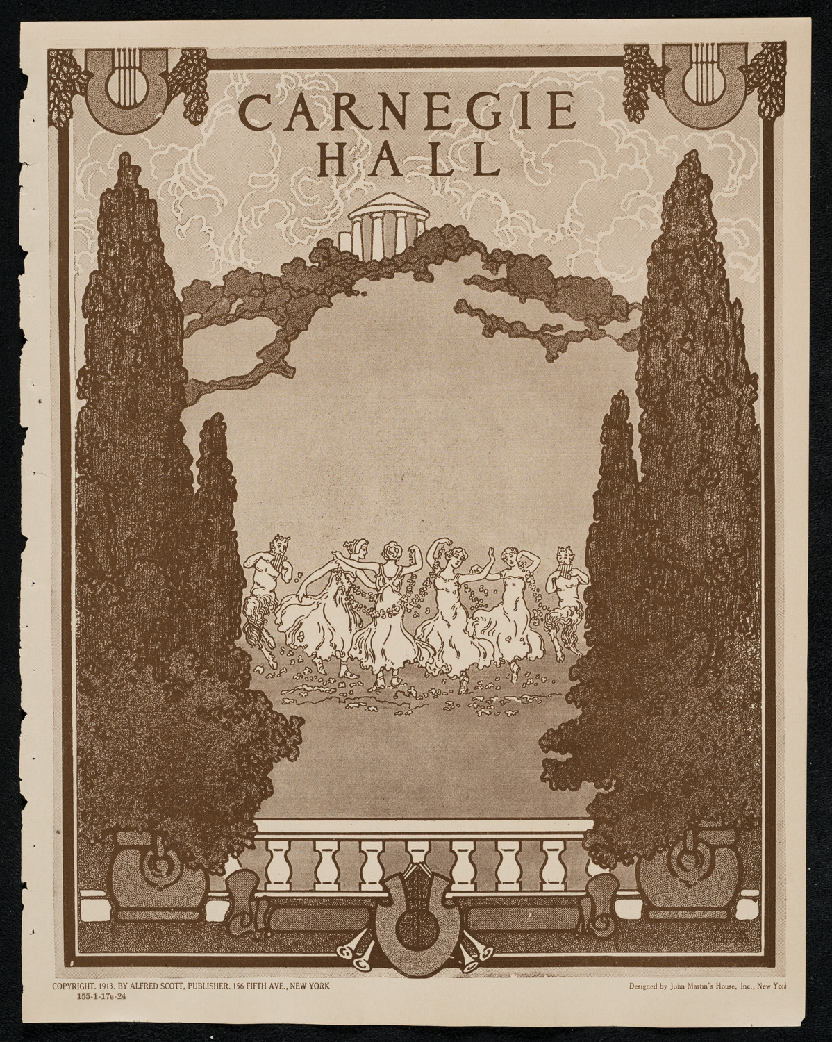 New York Philharmonic, January 17, 1924, program page 1