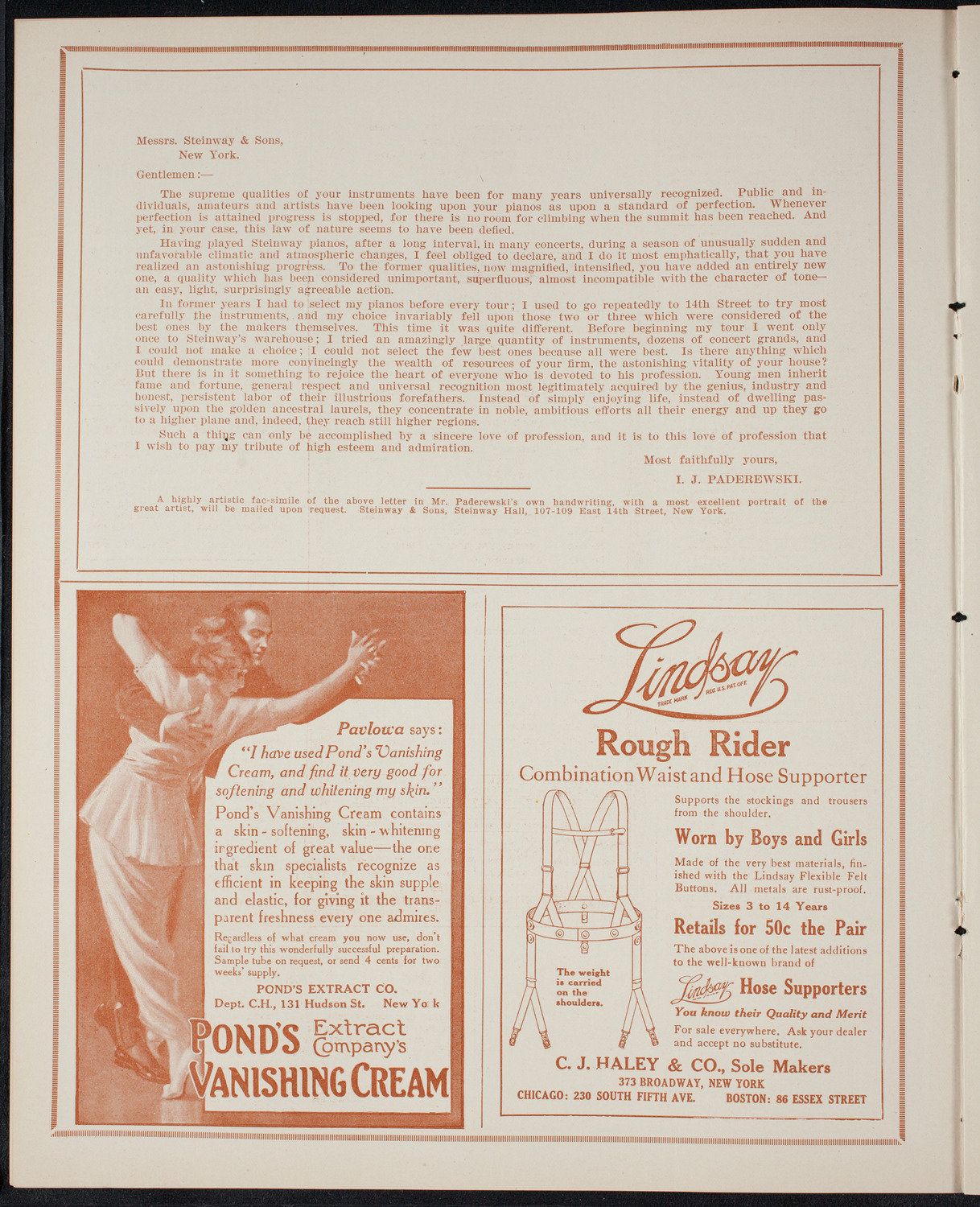 Symphony Concert for Young People, March 13, 1915, program page 4