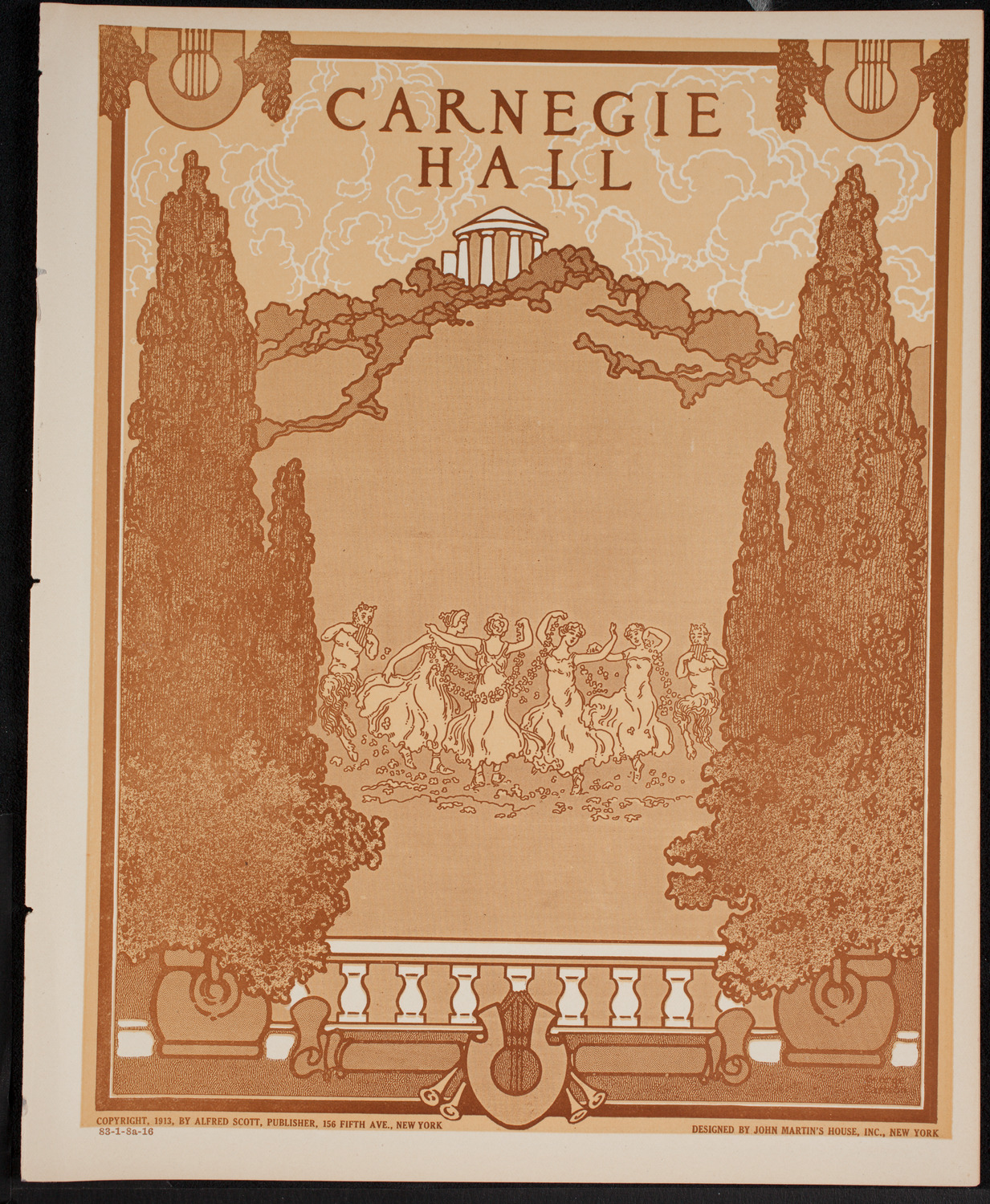 Boston Symphony Orchestra, January 8, 1916, program page 1