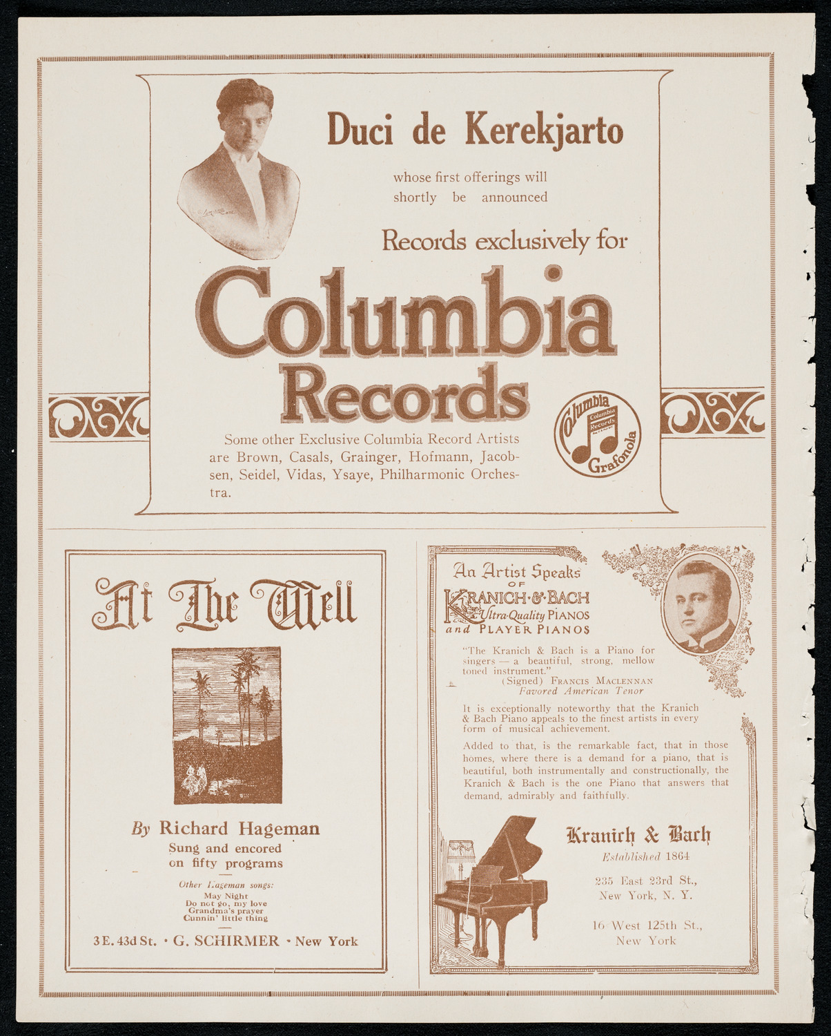 Boston Symphony Orchestra, December 4, 1920, program page 6