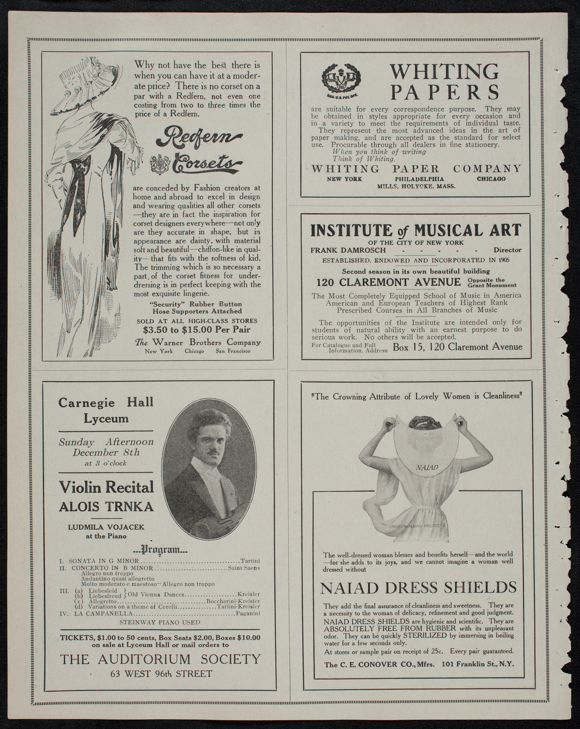 Elmendorf Lecture: The Grand Canyon, October 21, 1912, program page 2