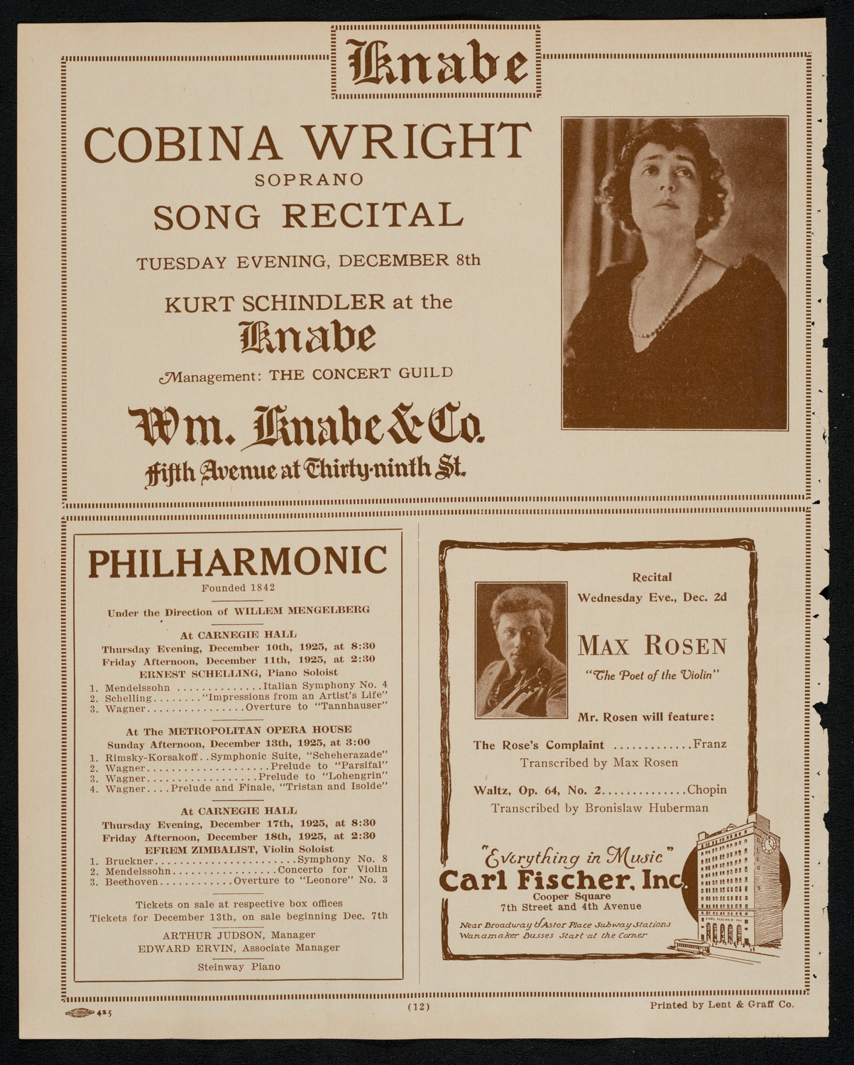 Newman Traveltalks: Paris and Northern France, December 6, 1925, program page 12