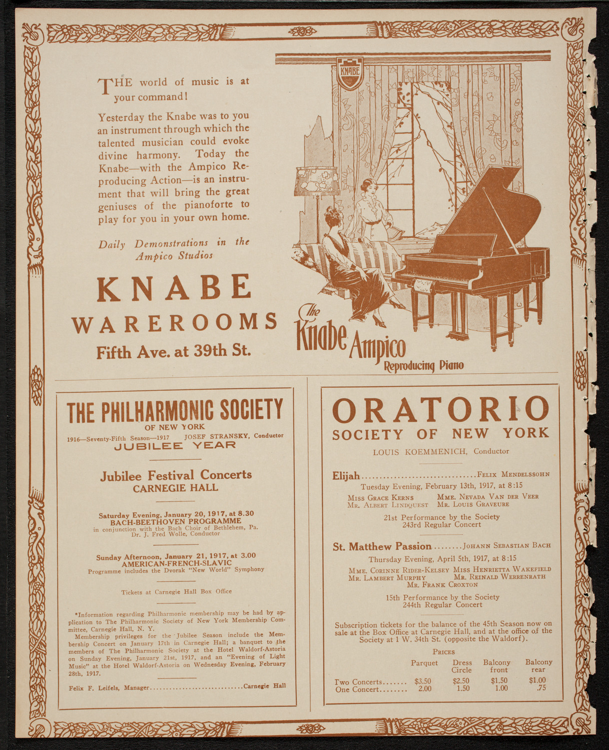 Symphony Concert for Young People, January 20, 1917, program page 14