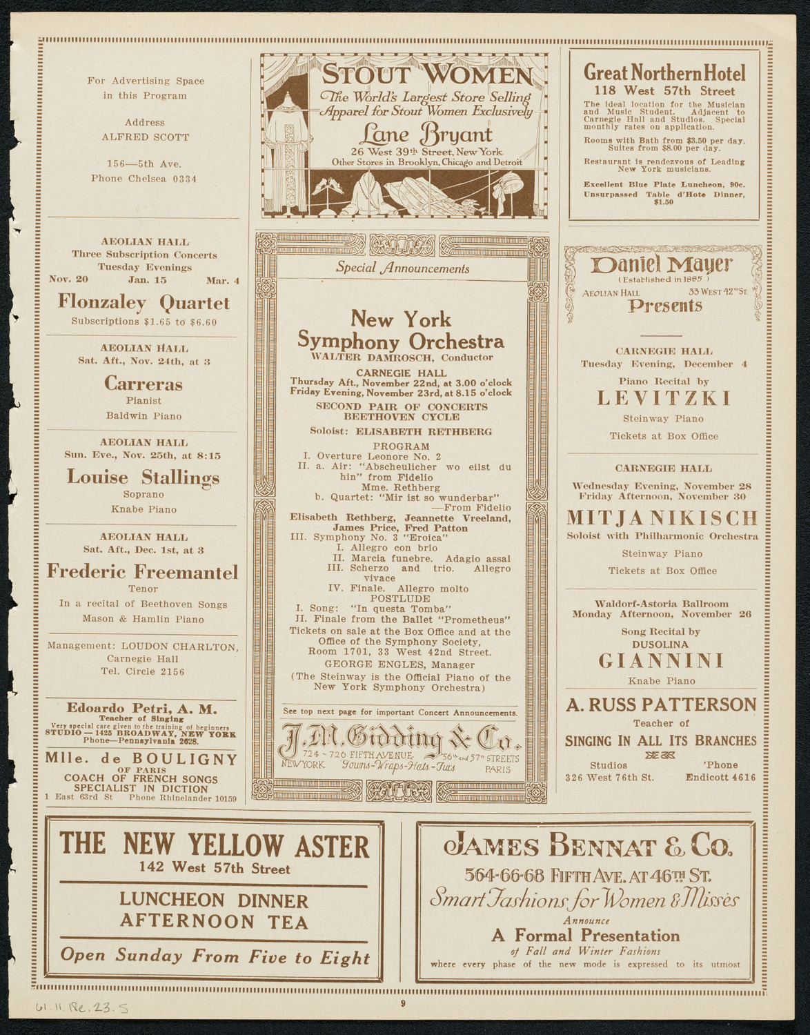 Newman Traveltalks: Chile, November 18, 1923, program page 9