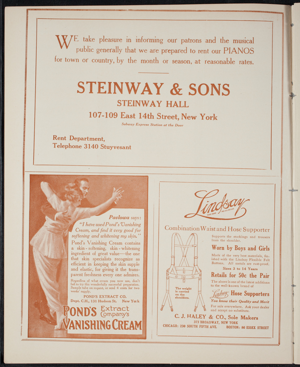 Graduation: Columbia University College of Pharmacy, May 13, 1915, program page 4