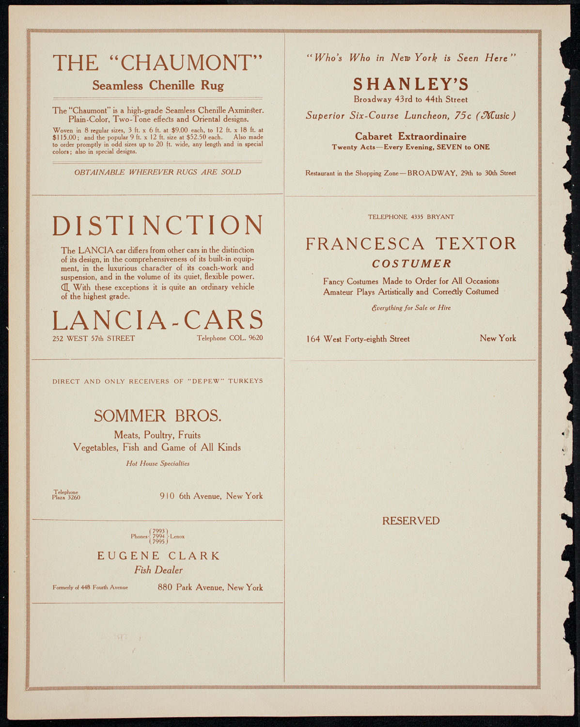 Ignacy Jan Paderewski, Piano, March 7, 1914, program page 14