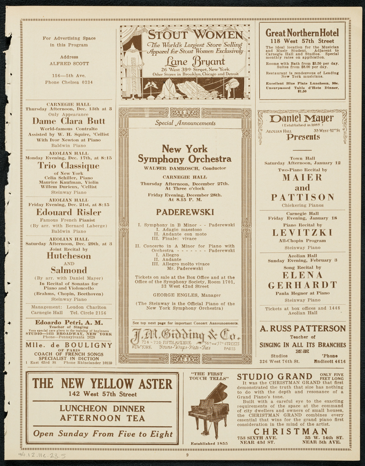 Mignon, A Motion Picture Illustration, December 11, 1923, program page 9