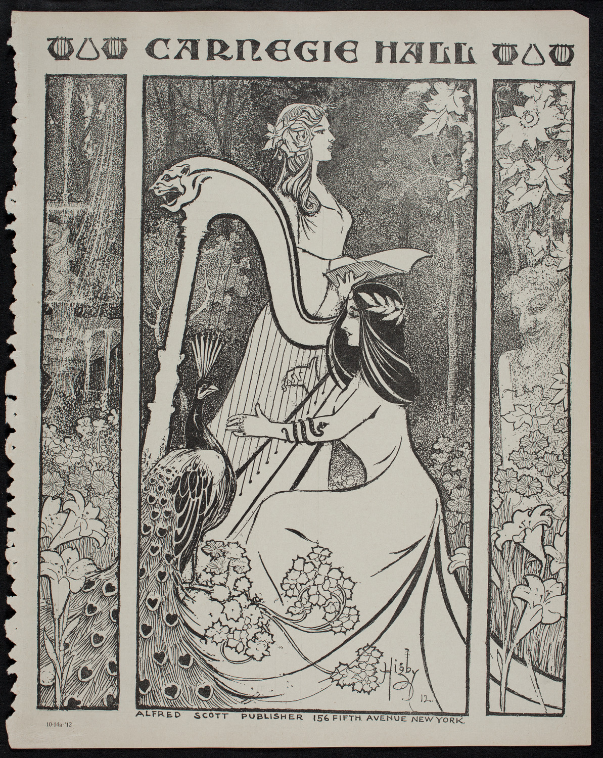 Elmendorf Lecture: The Heart of the Rocky Mountains, October 14, 1912, program page 1