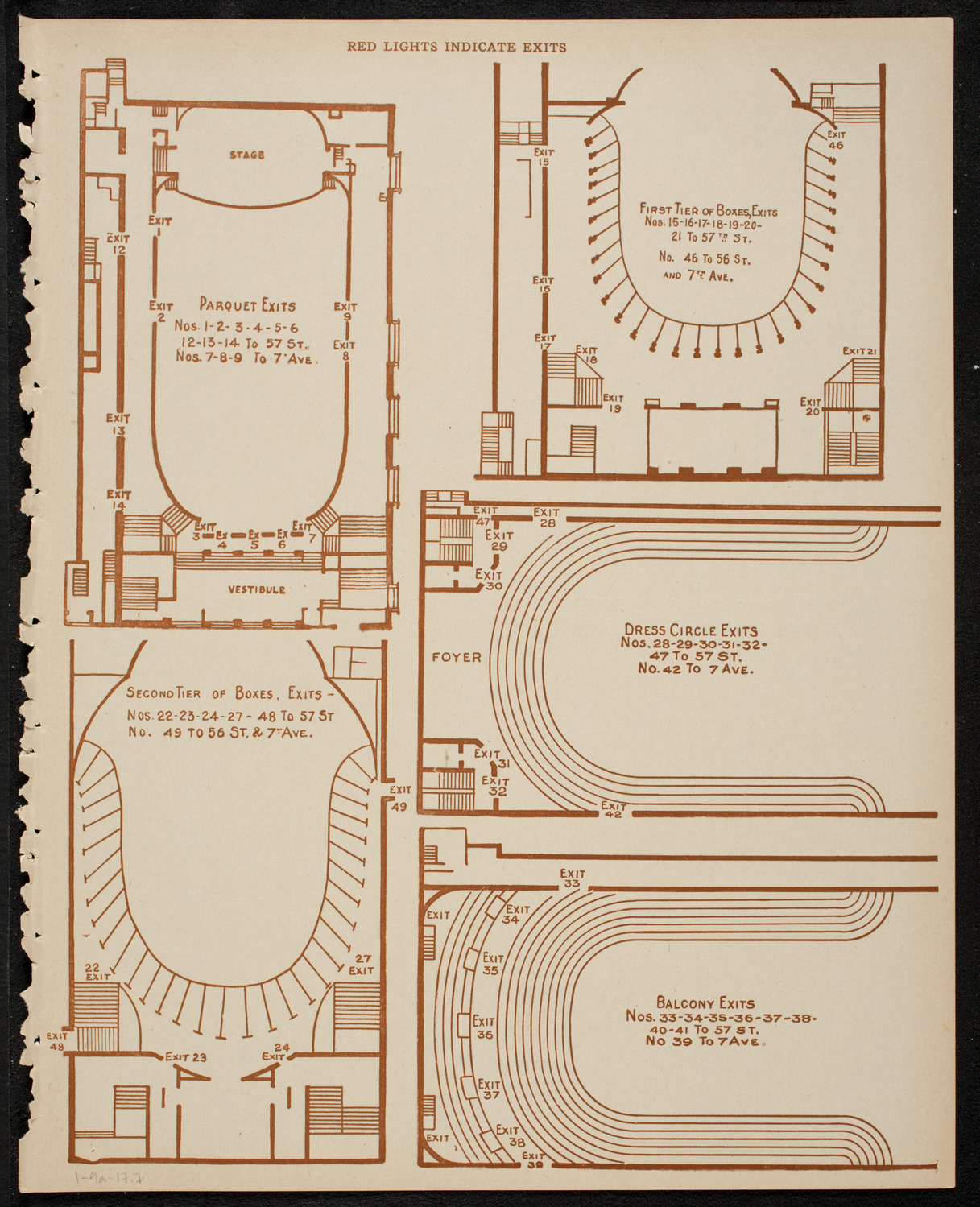 Ignacy Jan Paderewski, Piano, January 9, 1917, program page 13